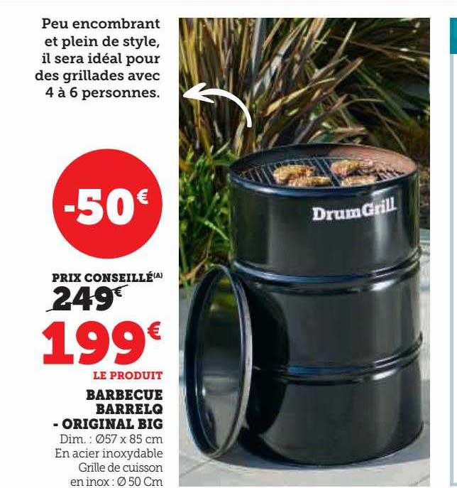 barbecue barrelq - original big