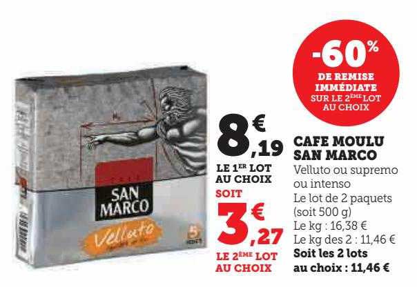 café moulu san marco