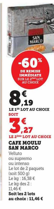 café moulu san marco
