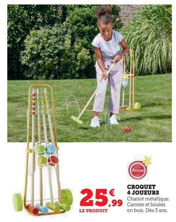 croquet 4 joueurs