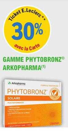 gamme phytobronz arkopharma