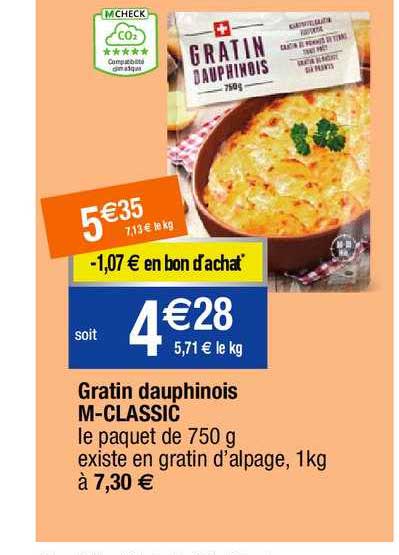 gratin dauphinois m-classic