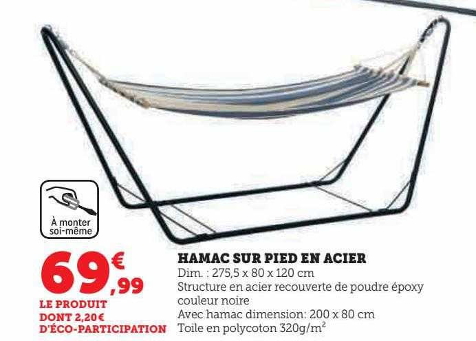 Hamac Sur Pied En Acier