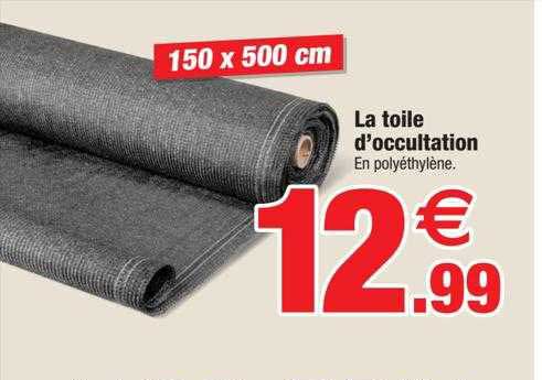 la toile d'occultation