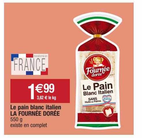 le pain blanc italien la fournée dorée