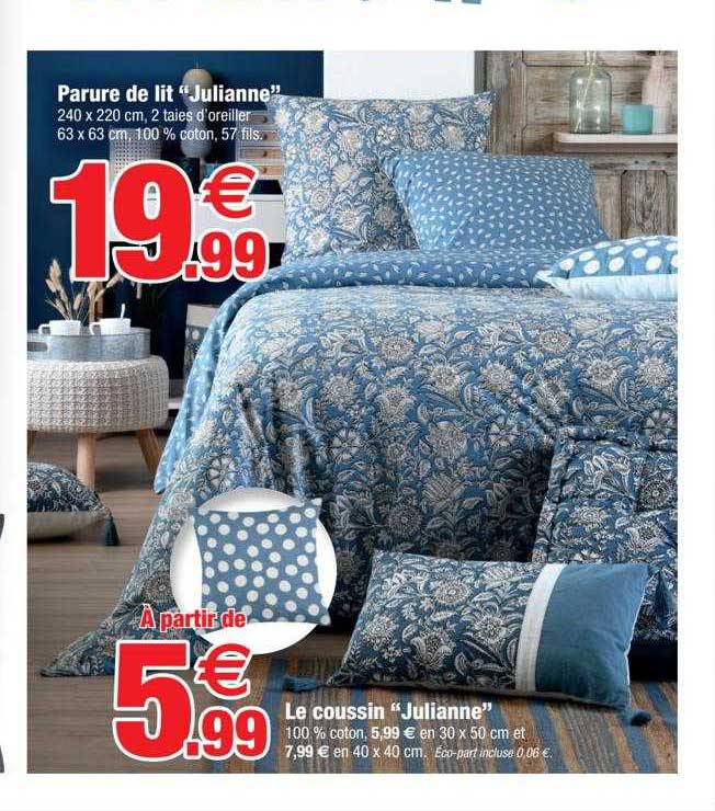 Parure De Lit "jilianne", Le Coussin "julianne"