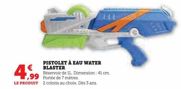 pistolet à eau water blaster