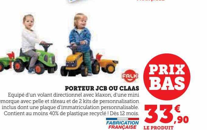 porteur jcb ou claas falk