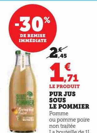 pur jus sous le pommier