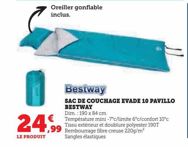 Sac De Couchage évadé 10 Pavillo Bestway