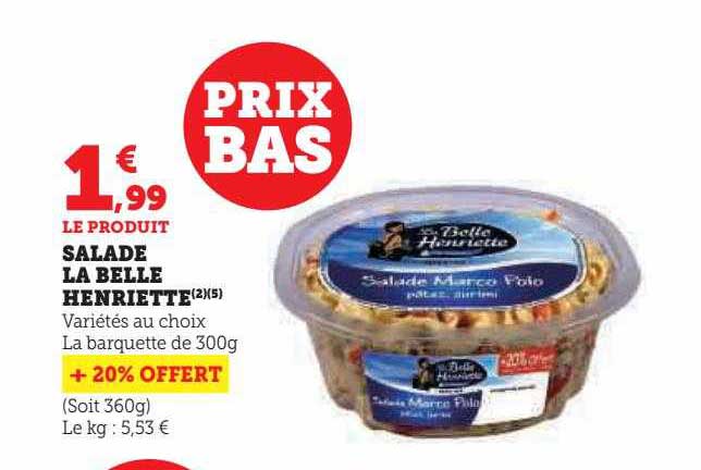 salade la belle henriette