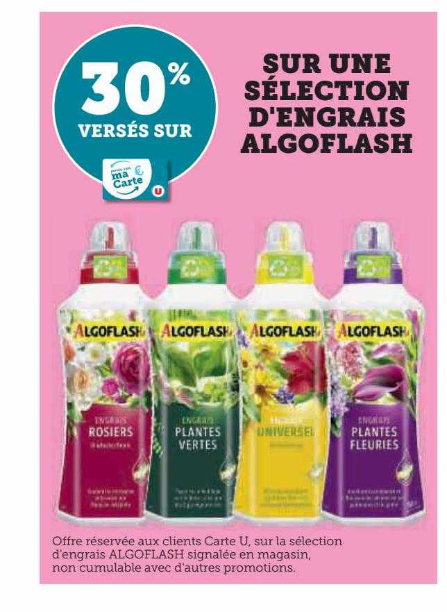 sélection d'engrais algoflash
