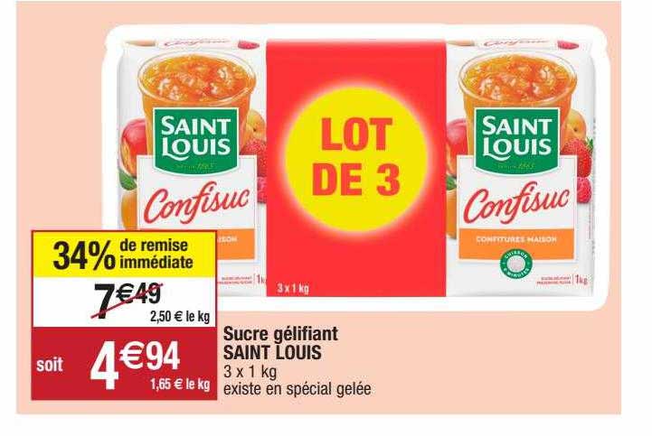 sucre gélifiant saint louis