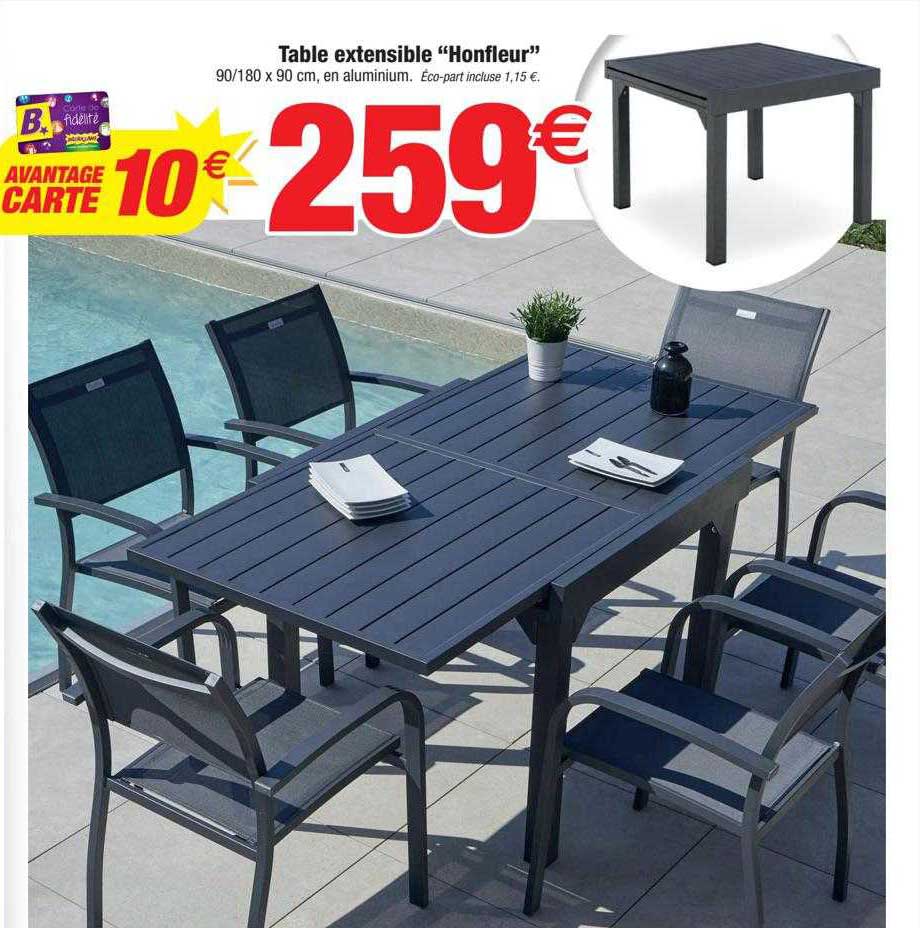 Table Extensible "honfleur"