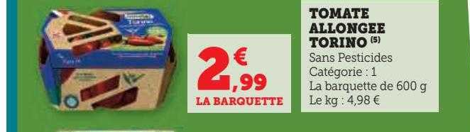 Tomate Allongée Torino