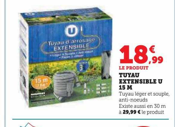 tuyau extensible u 15m