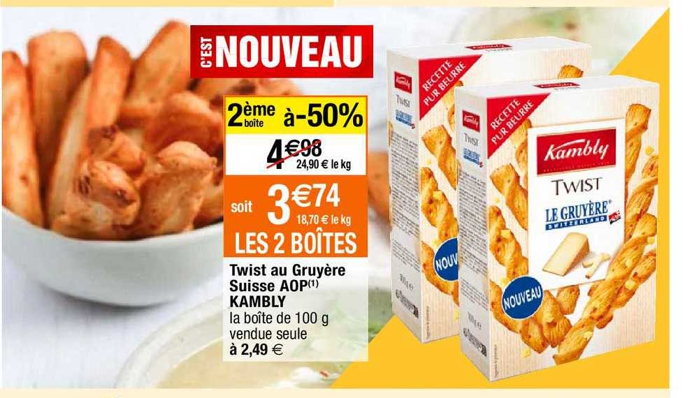 Twist Au Gruyère Suisse Aop Kambly