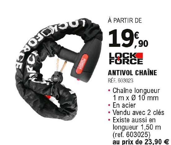 antivol chaîne lock force