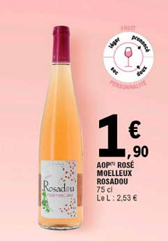 Aop Rosé Moelleux Rosadou