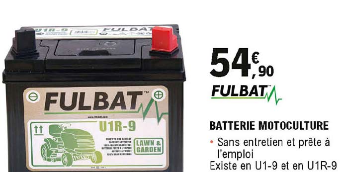 batterie motoculture fulbat