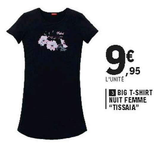 big t-shirt nuit femme "tissaia"