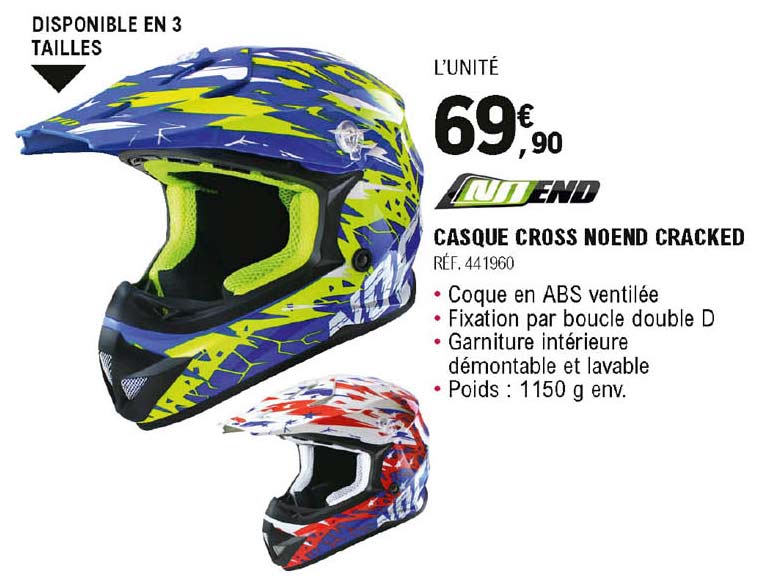 casque cross noend cracked niiend