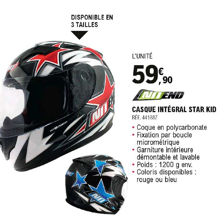casque intégral star kid niiend