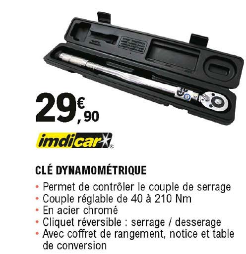 clé dynamométrique imdicar
