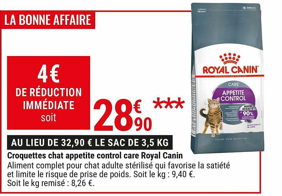 croquettes chat appetite control care royal canin