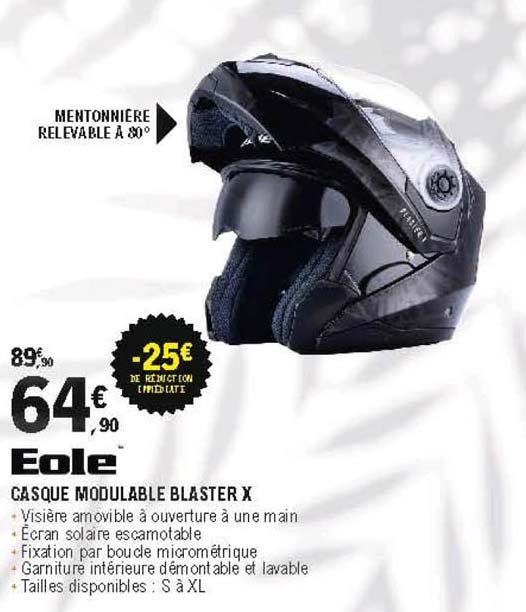 eole casque modulable blaster x