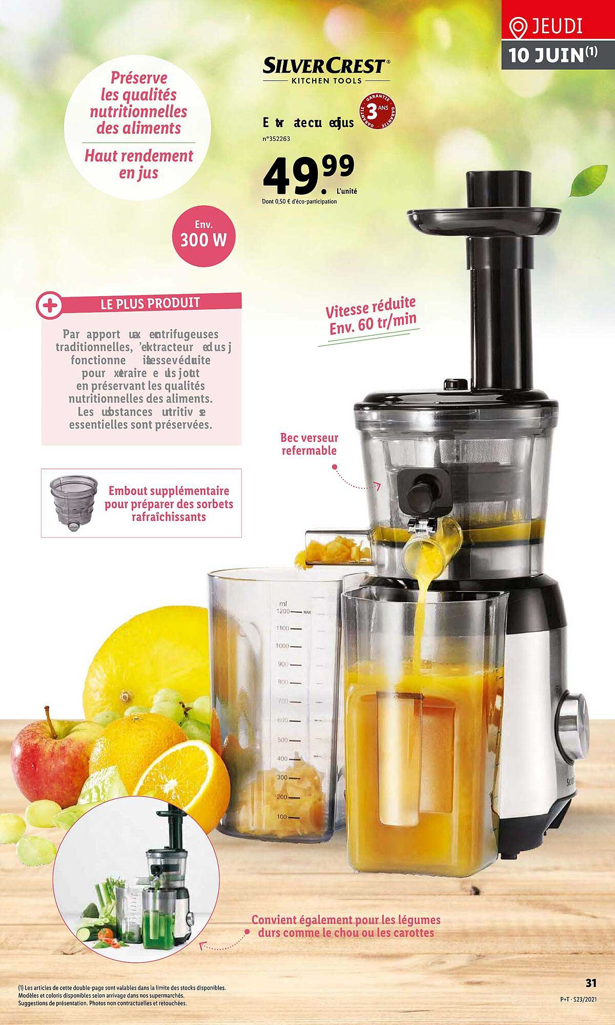 Extracteur Oeufs Silver Crest