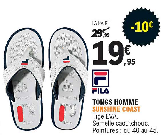 fila tongs homme sunshine coast