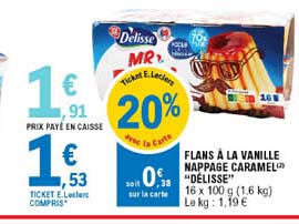 flans à la vanille nappage caramel "délisse"