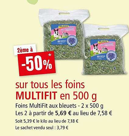 foins multifit en 500 g