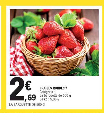 Fraise Rondes