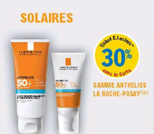 Gamme Anthelios La Roche-posay
