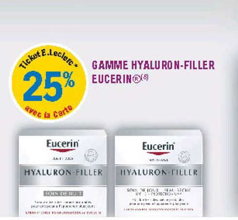 gamme hyaluron-filler eucerin