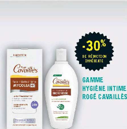 gamme hygiene intime roge cavailles
