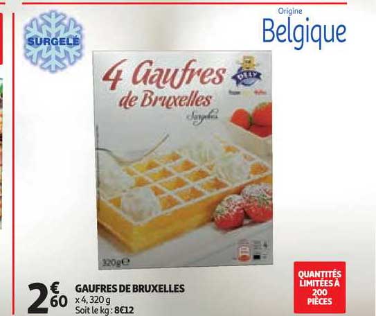 gaufres de bruxelles