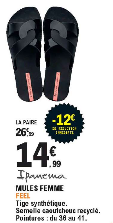 ipanema mules femme