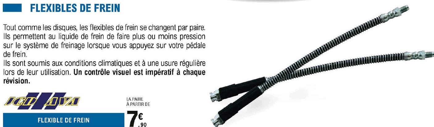 jcd ava flexibles de frein