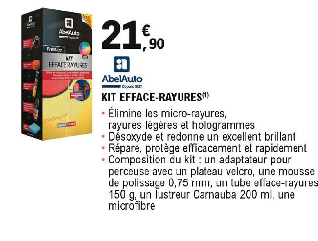 Kit Efface-rayures Abelauto
