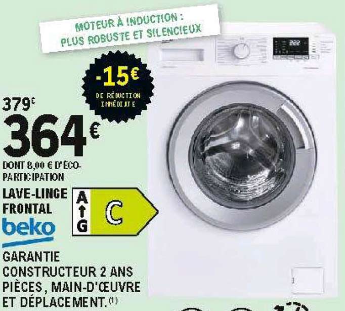 lave-linge frontal beko