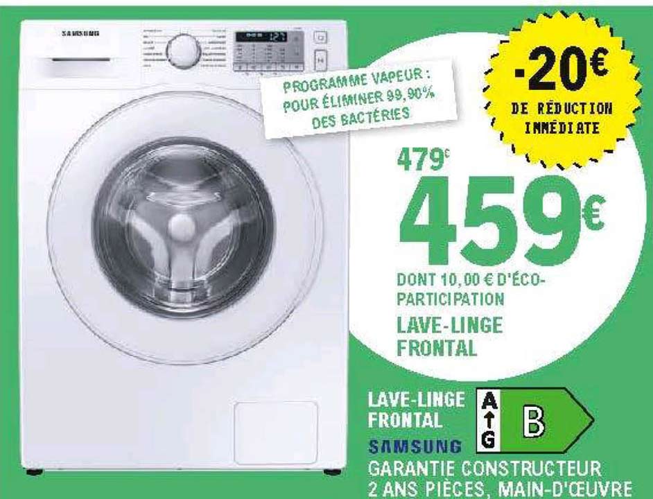 lave-linge frontal samsung