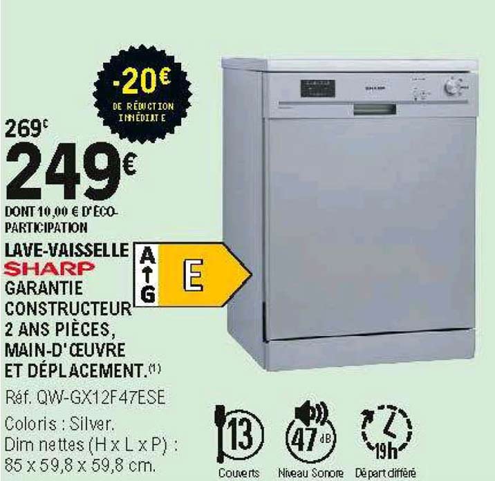 lave-vaisselle sharp