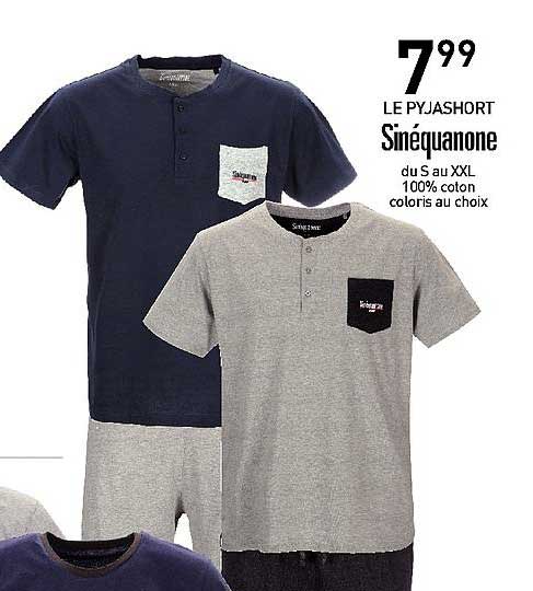 Le Pyjashort Sinéquanone