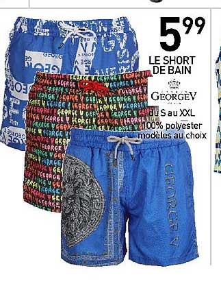 le short de bain george v