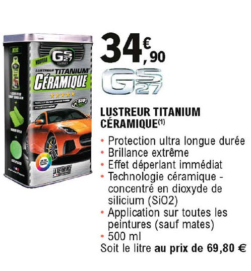 lustreur titanium céramique g527