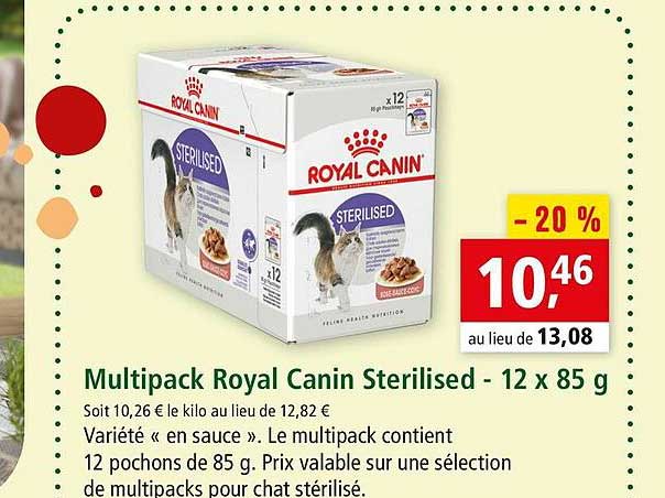 Multipack Royal Canin Sterilised - 12 X 85 G