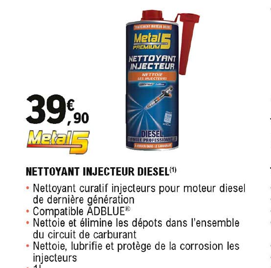 nettoyant injecteur diesel metal5